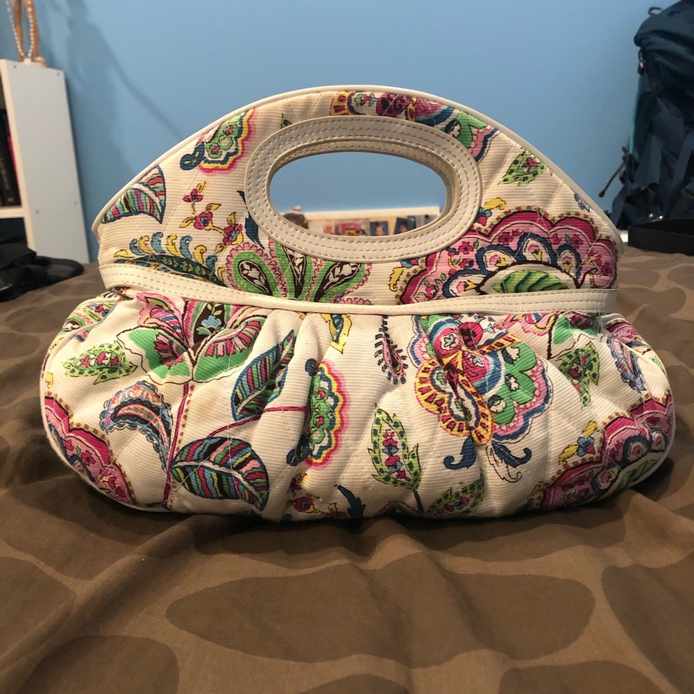 Vera Bradley white purse